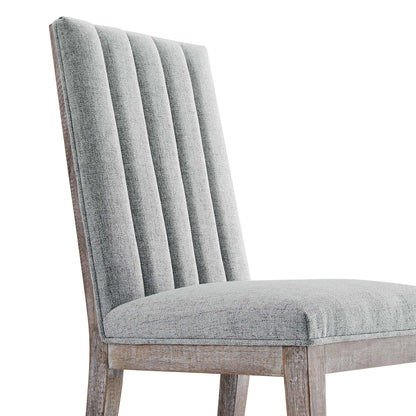 Maisonette French Vintage Tufted Fabric Dining Side Chair by Modway