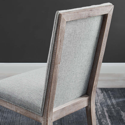 Maisonette French Vintage Tufted Fabric Dining Side Chair by Modway