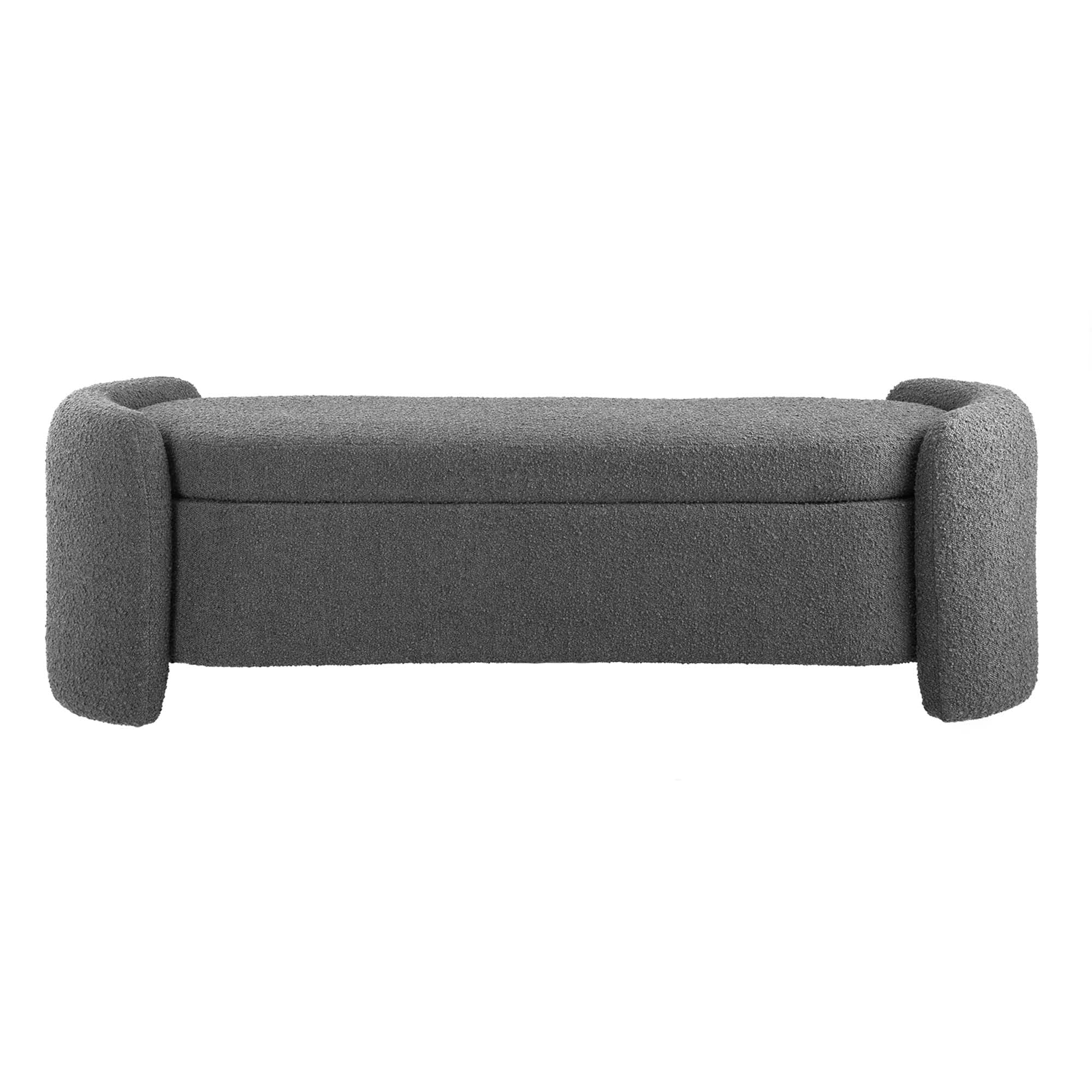 Nebula Boucle Upholstered Bench by Modway