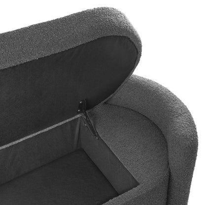 Nebula Boucle Upholstered Bench by Modway