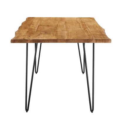 Ardor 60&quot; Live Edge Acacia Wood Acacia Wood Dining Table by Modway