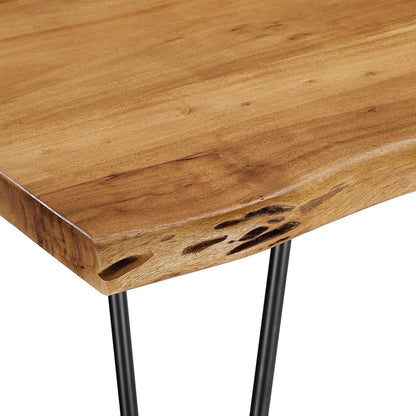 Ardor 60&quot; Live Edge Acacia Wood Acacia Wood Dining Table By HouseBean