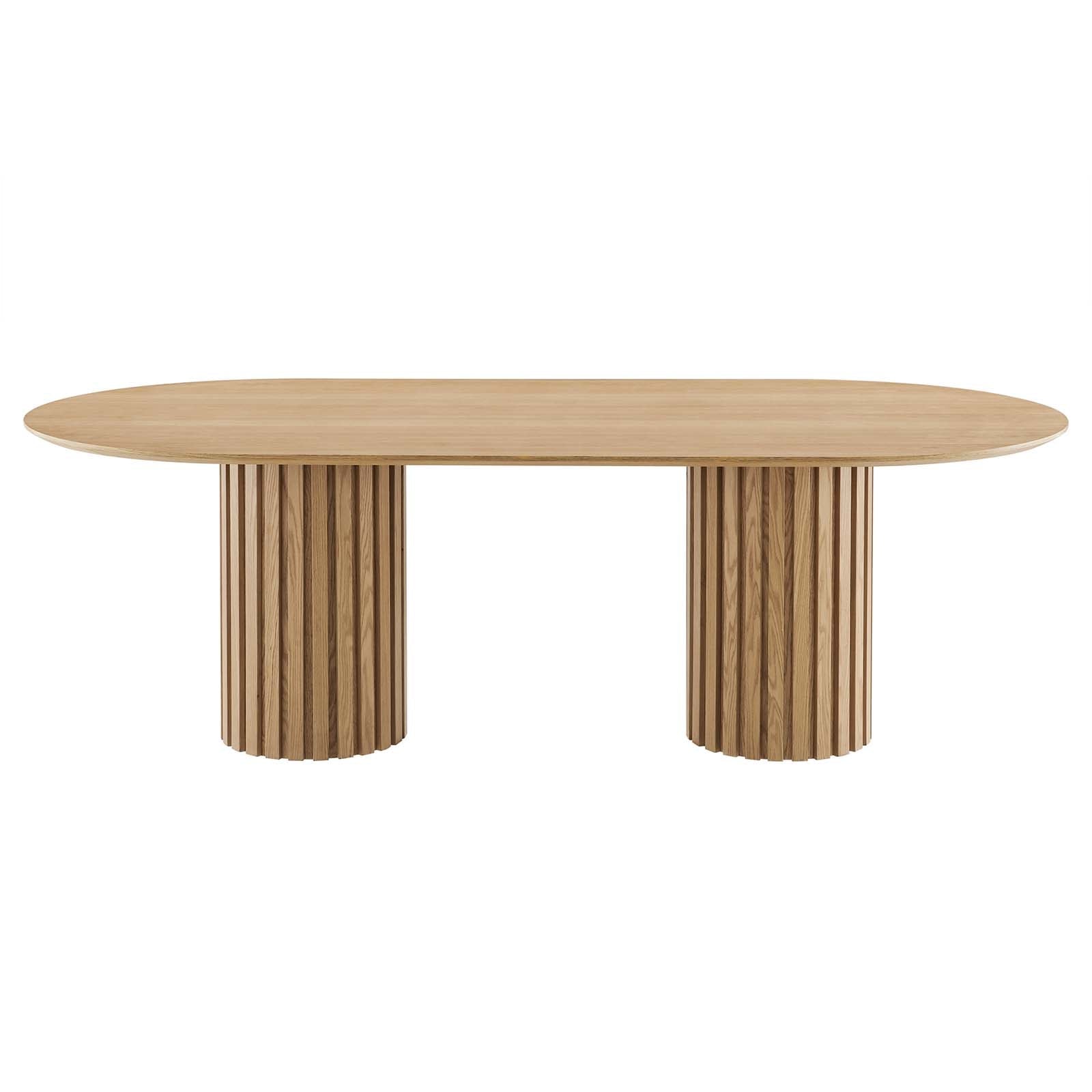 Senja 95&quot; Oval Dining Table By HouseBean