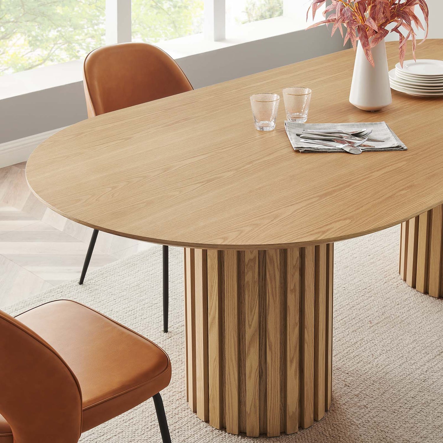 Senja 95&quot; Oval Dining Table By HouseBean