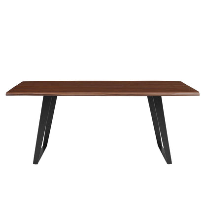 Viggo 74&quot; Live Edge Acacia Wood Dining Table by Modway