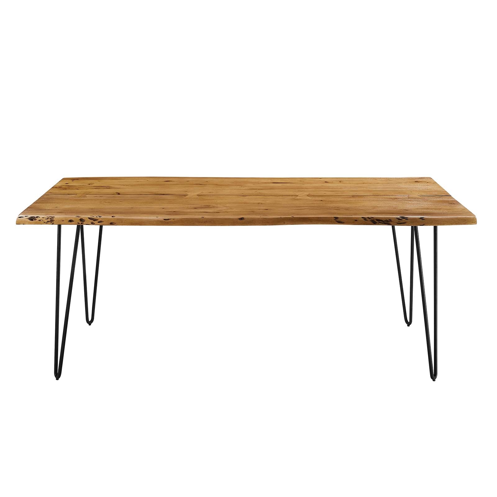 Ardor 74&quot; Live Edge Acacia Wood Acacia Wood Dining Table By HouseBean