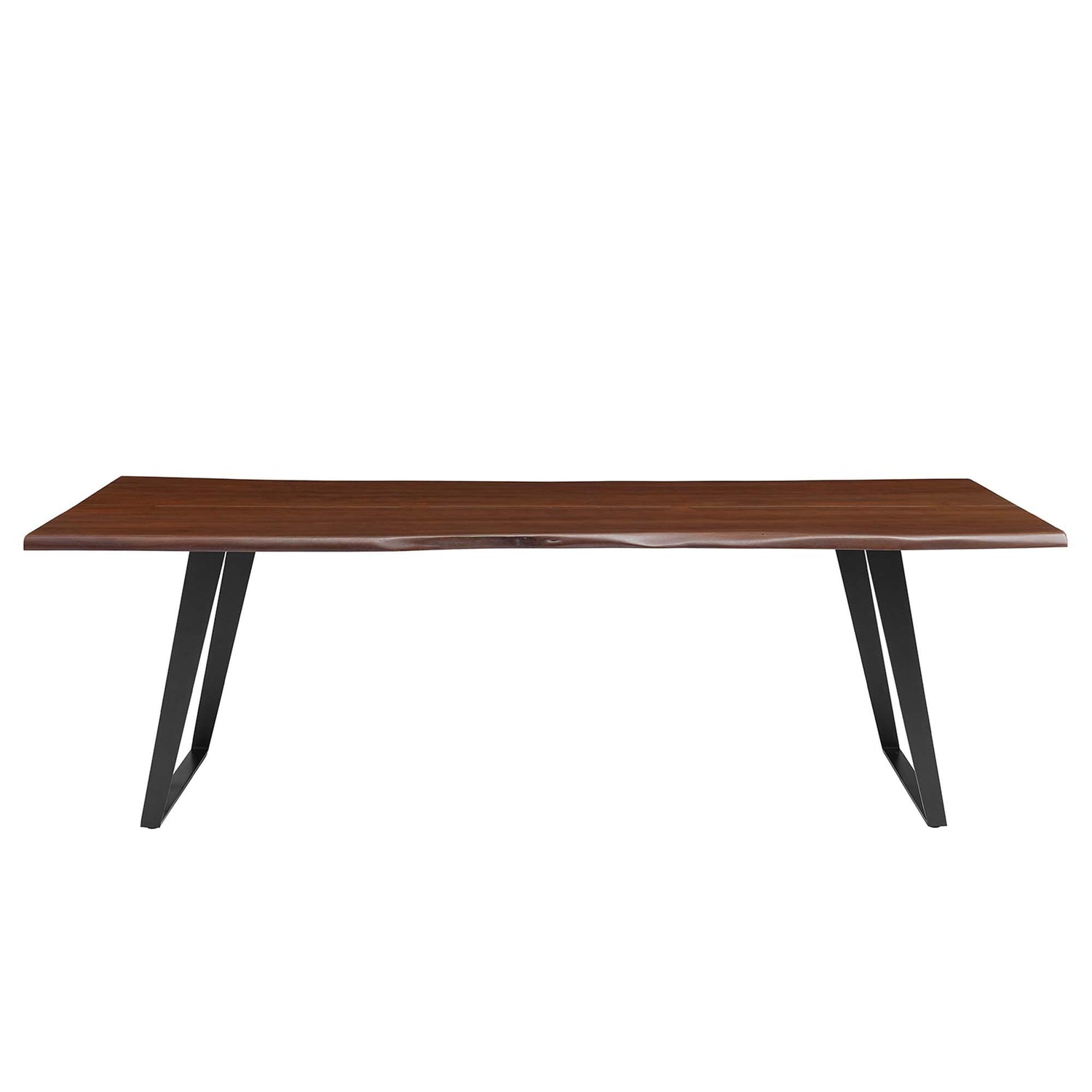 Viggo 96&quot; Live Edge Acacia Wood Acacia Wood Dining Table by Modway