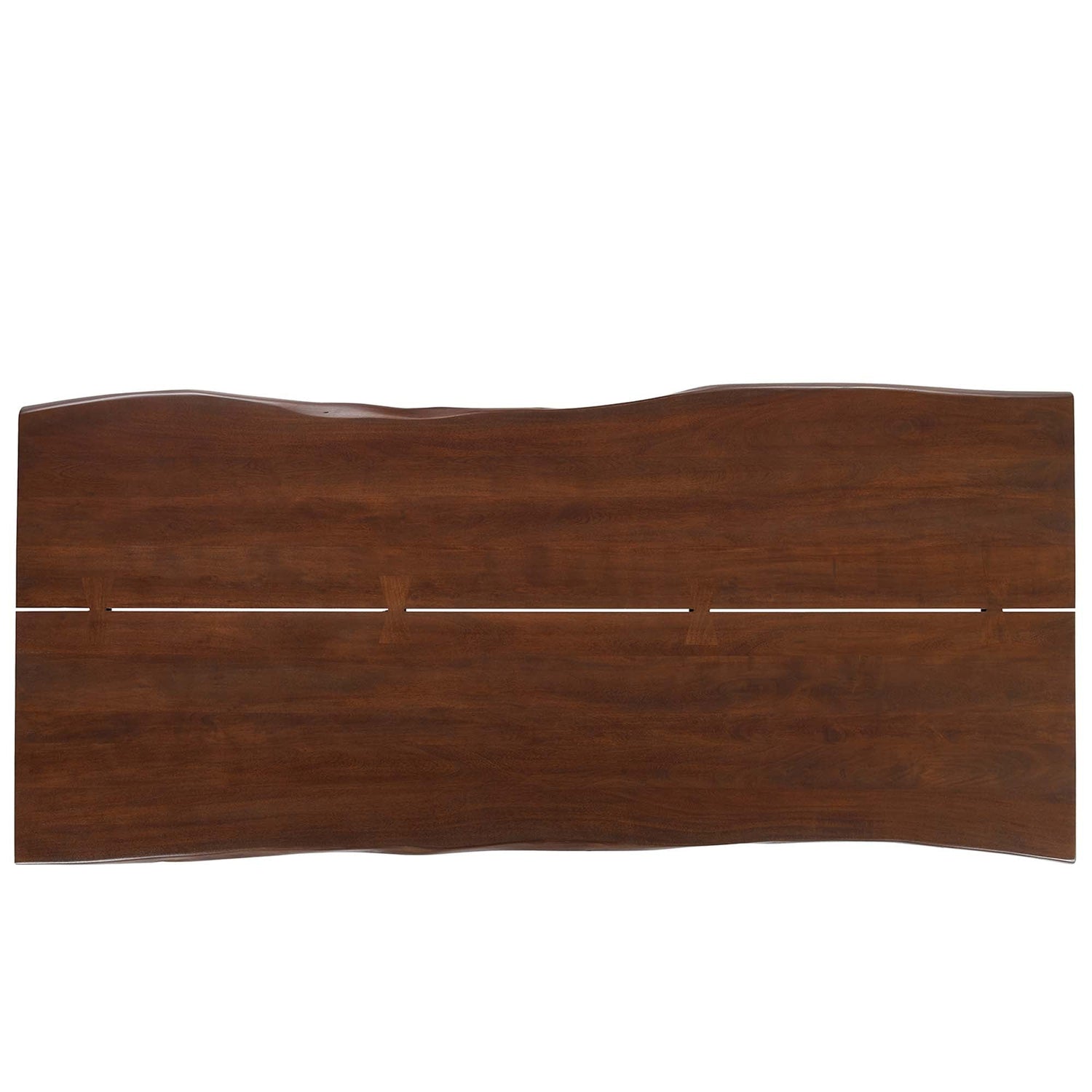 Viggo 96&quot; Live Edge Acacia Wood Acacia Wood Dining Table by Modway