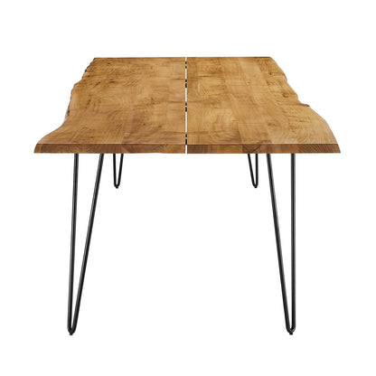 Ardor 96&quot; Live Edge Acacia Wood Acacia Wood Dining Table