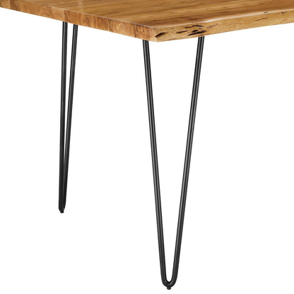 Ardor 96&quot; Live Edge Acacia Wood Acacia Wood Dining Table