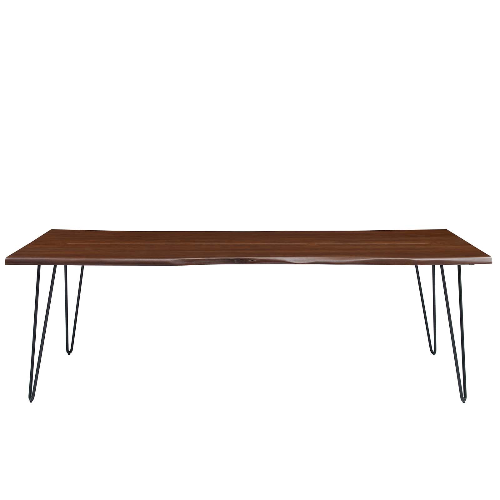 Ardor 96&quot; Live Edge Acacia Wood Acacia Wood Dining Table