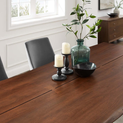 Ardor 96&quot; Live Edge Acacia Wood Acacia Wood Dining Table