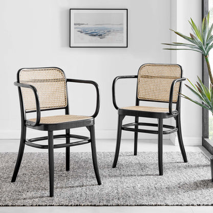 Winona Wood Dining Chair Set of 2 by Modway