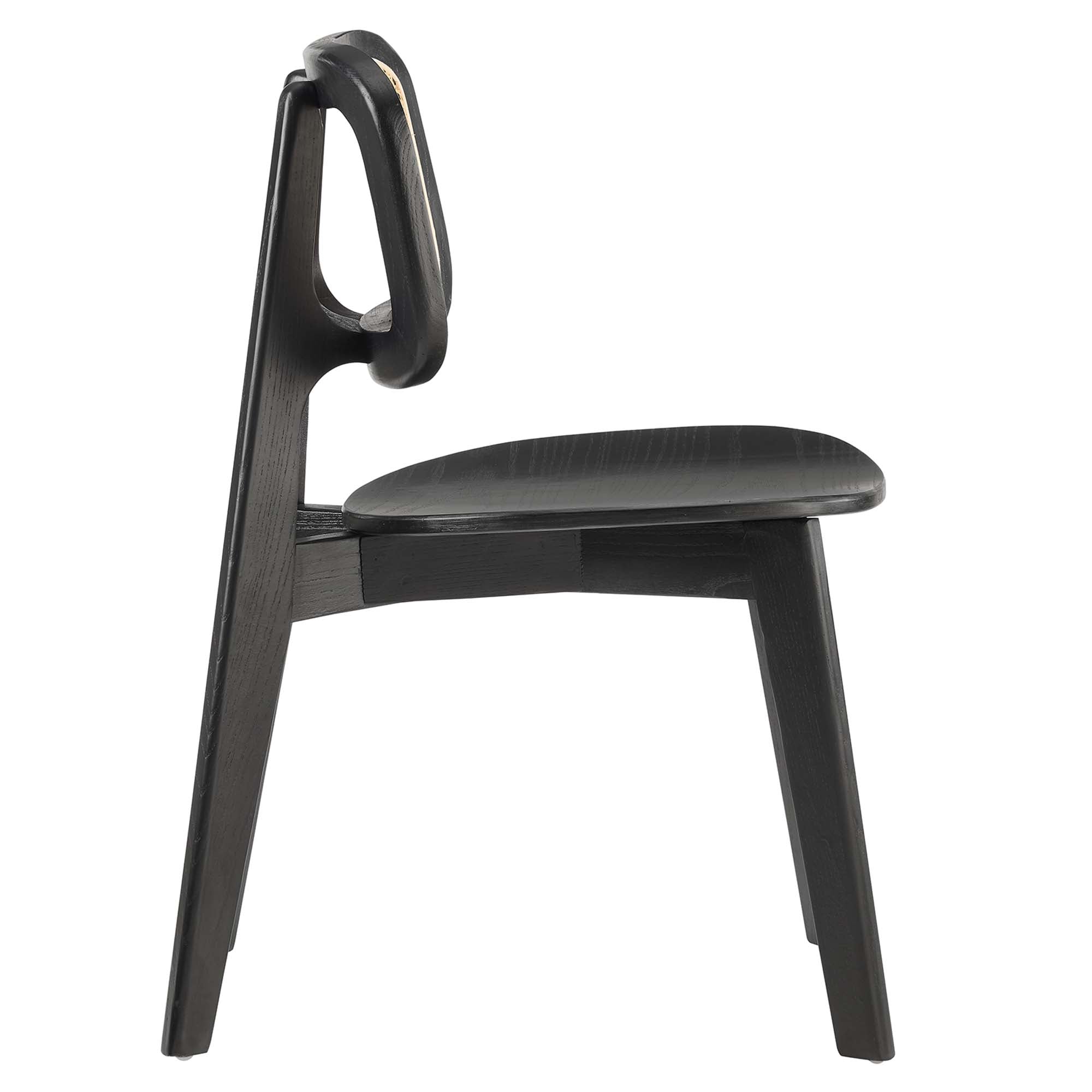 Habitat Wood Dining Side Chair Set of 2 by Modway