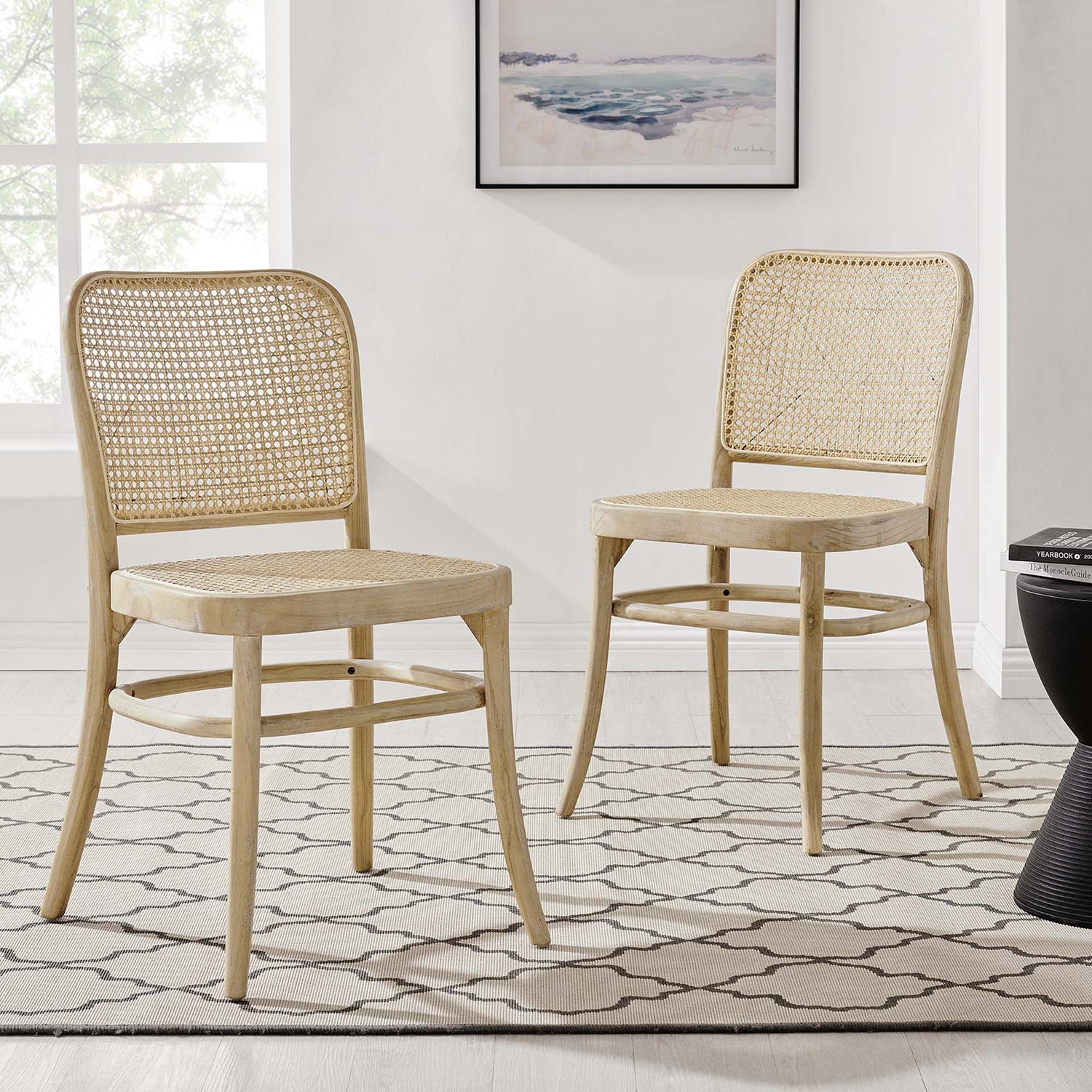 Winona Wood Dining Side Chair Set of 2 by Modway