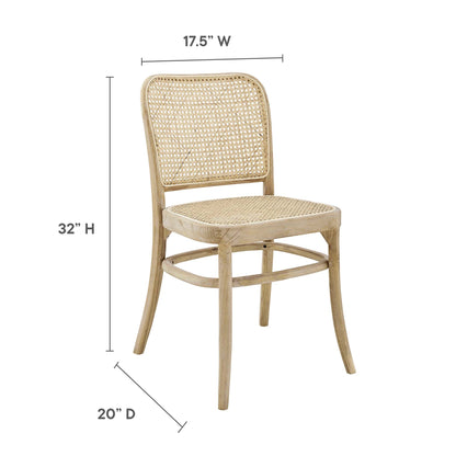Winona Wood Dining Side Chair Set of 2 by Modway
