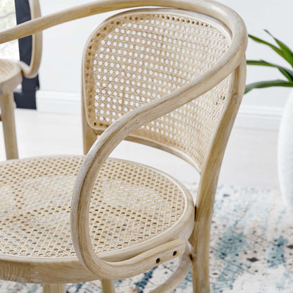 Oliana Wood Dining Armchair Set of 2 by Modway