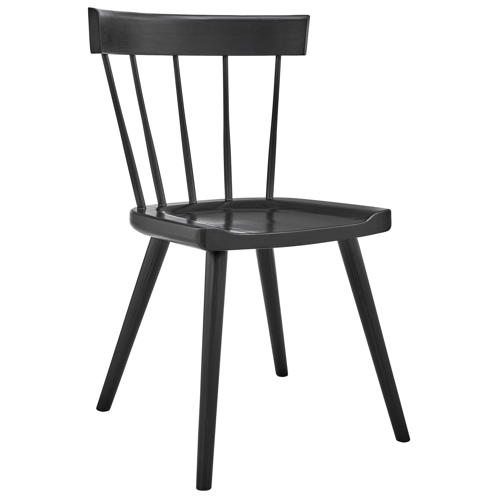 Sutter Wood Dining Side Chair Set of 2 By HouseBean