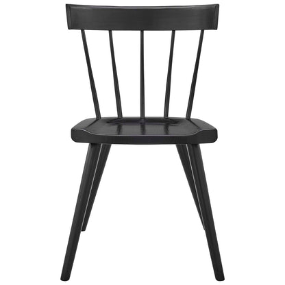 Sutter Wood Dining Side Chair Set of 2 By HouseBean