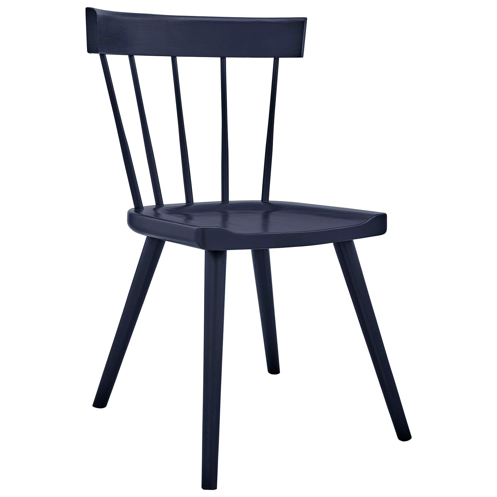 Sutter Wood Dining Side Chair Set of 2 By HouseBean