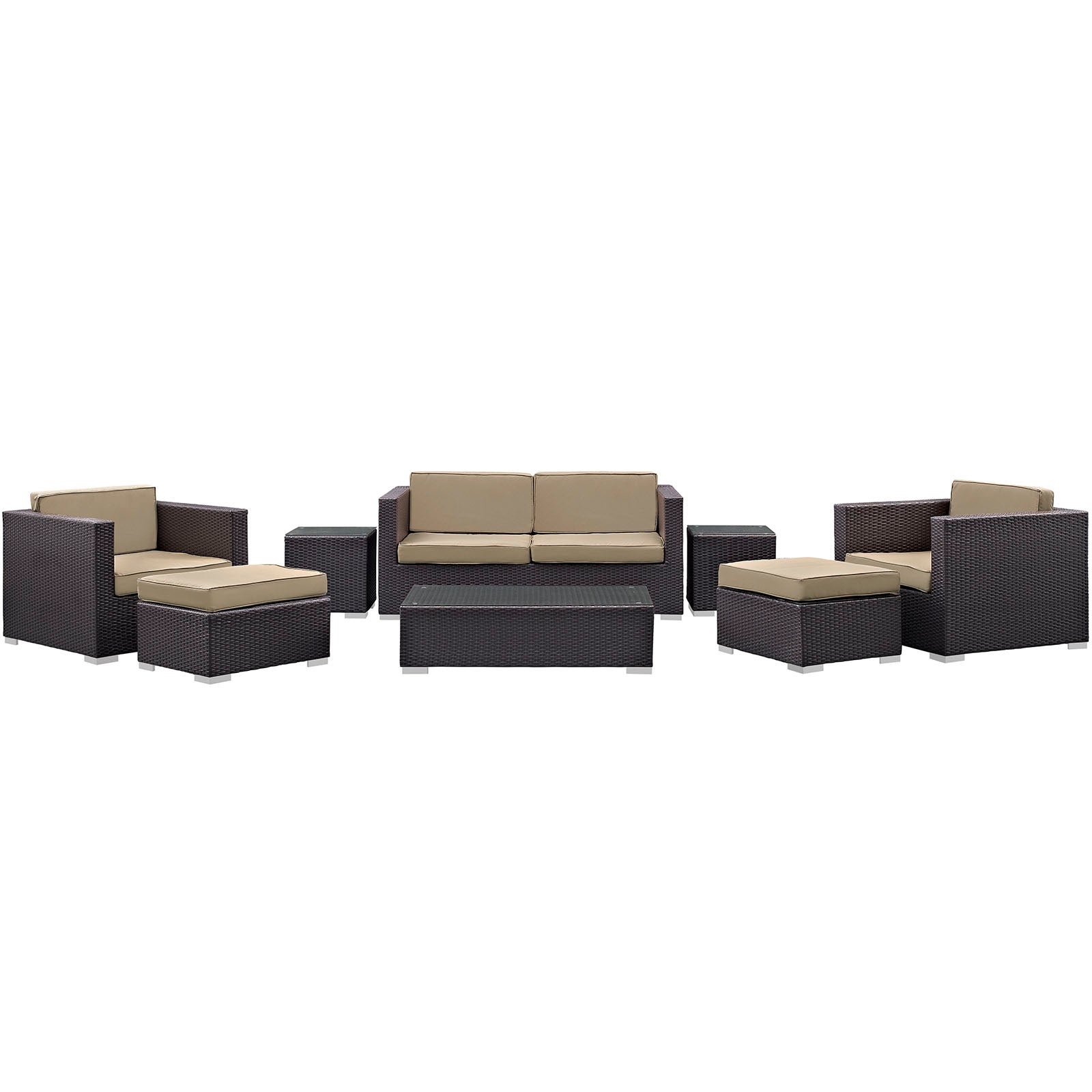 Venice 8 Piece Outdoor Patio Sofa Set By HouseBean