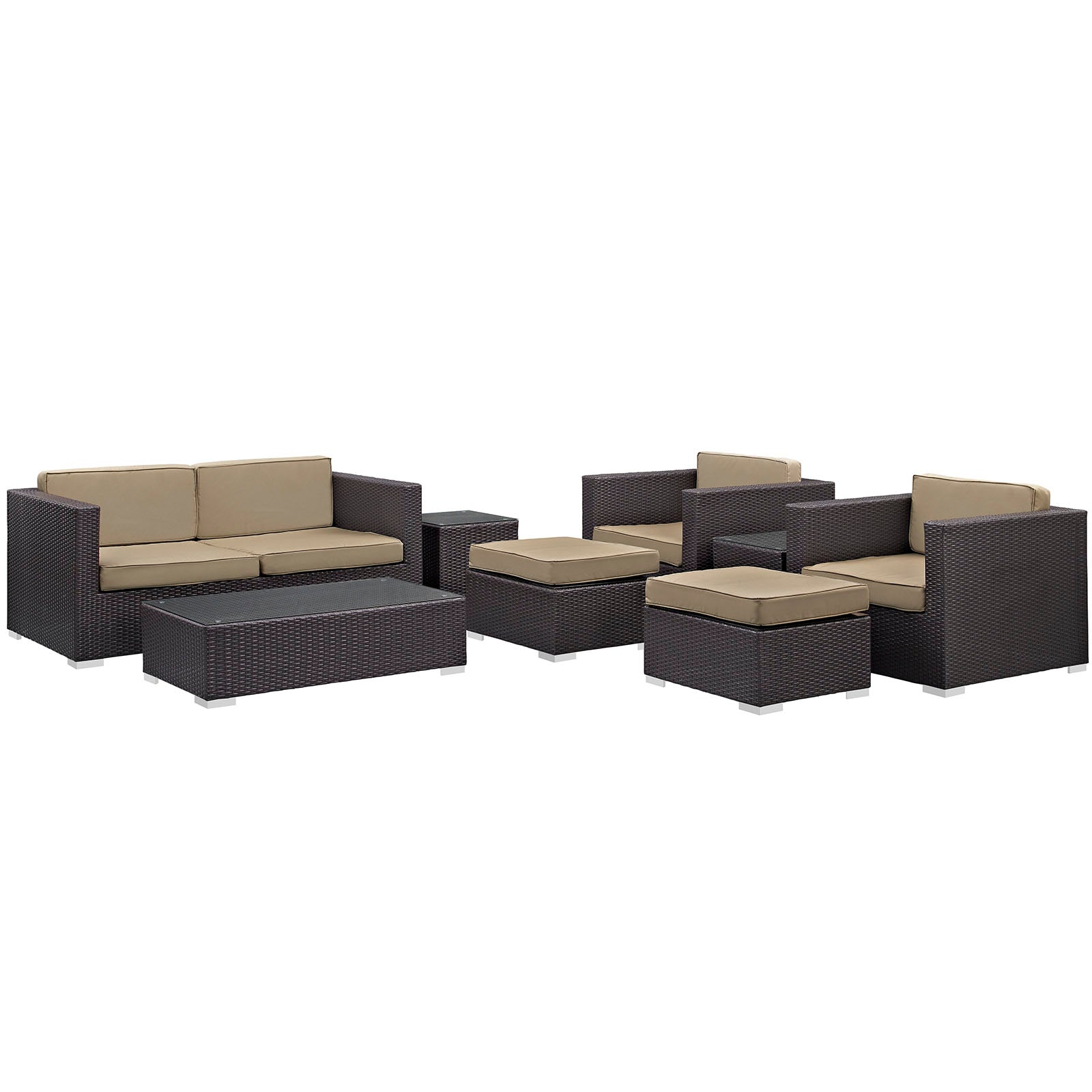 Venice 8 Piece Outdoor Patio Sofa Set By HouseBean