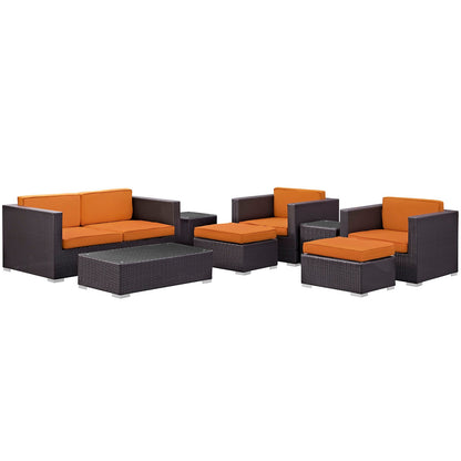 Venice 8 Piece Outdoor Patio Sofa Set By HouseBean