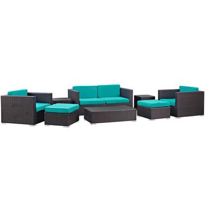 Venice 8 Piece Outdoor Patio Sofa Set By HouseBean