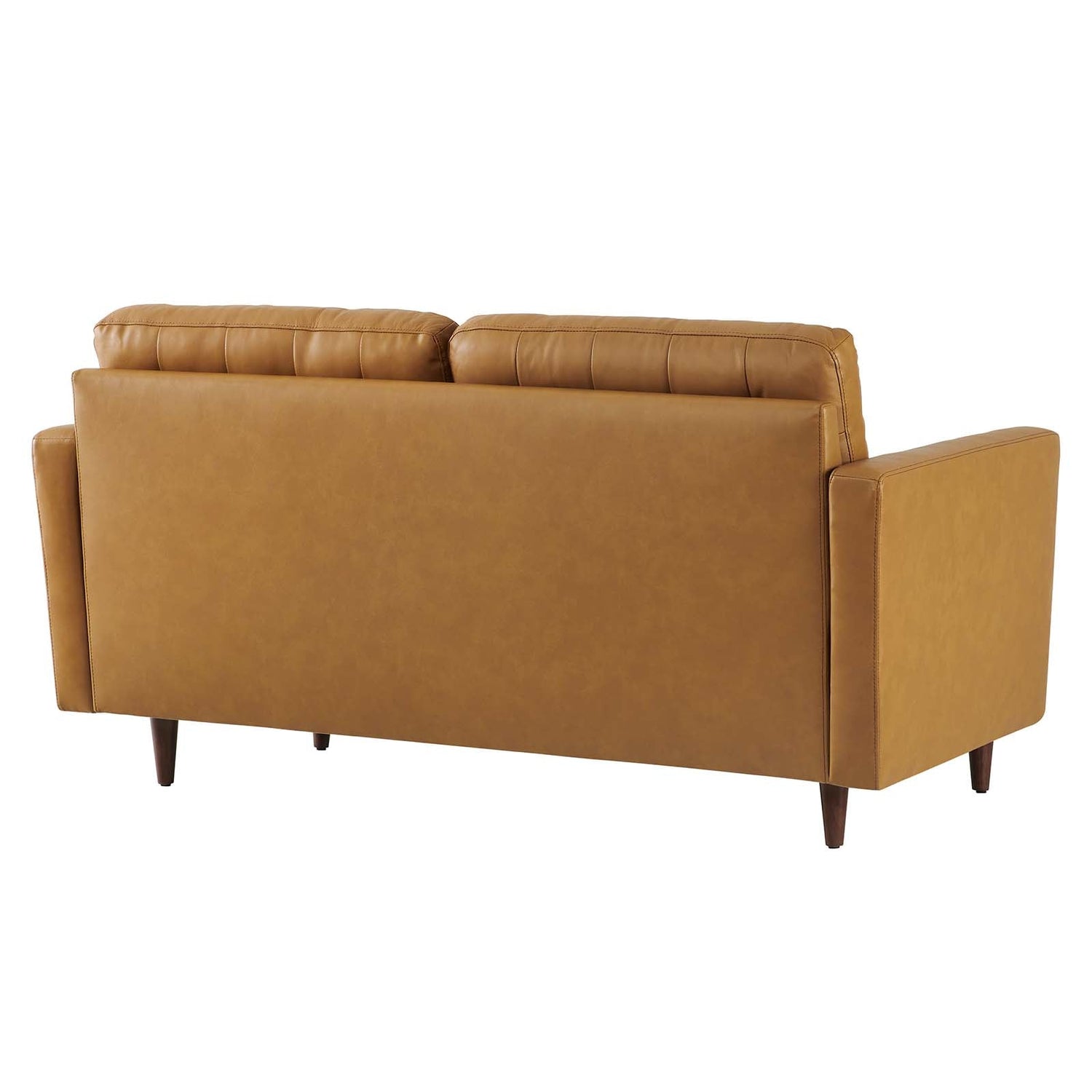 Exalt Tufted Leather Loveseat By HouseBean