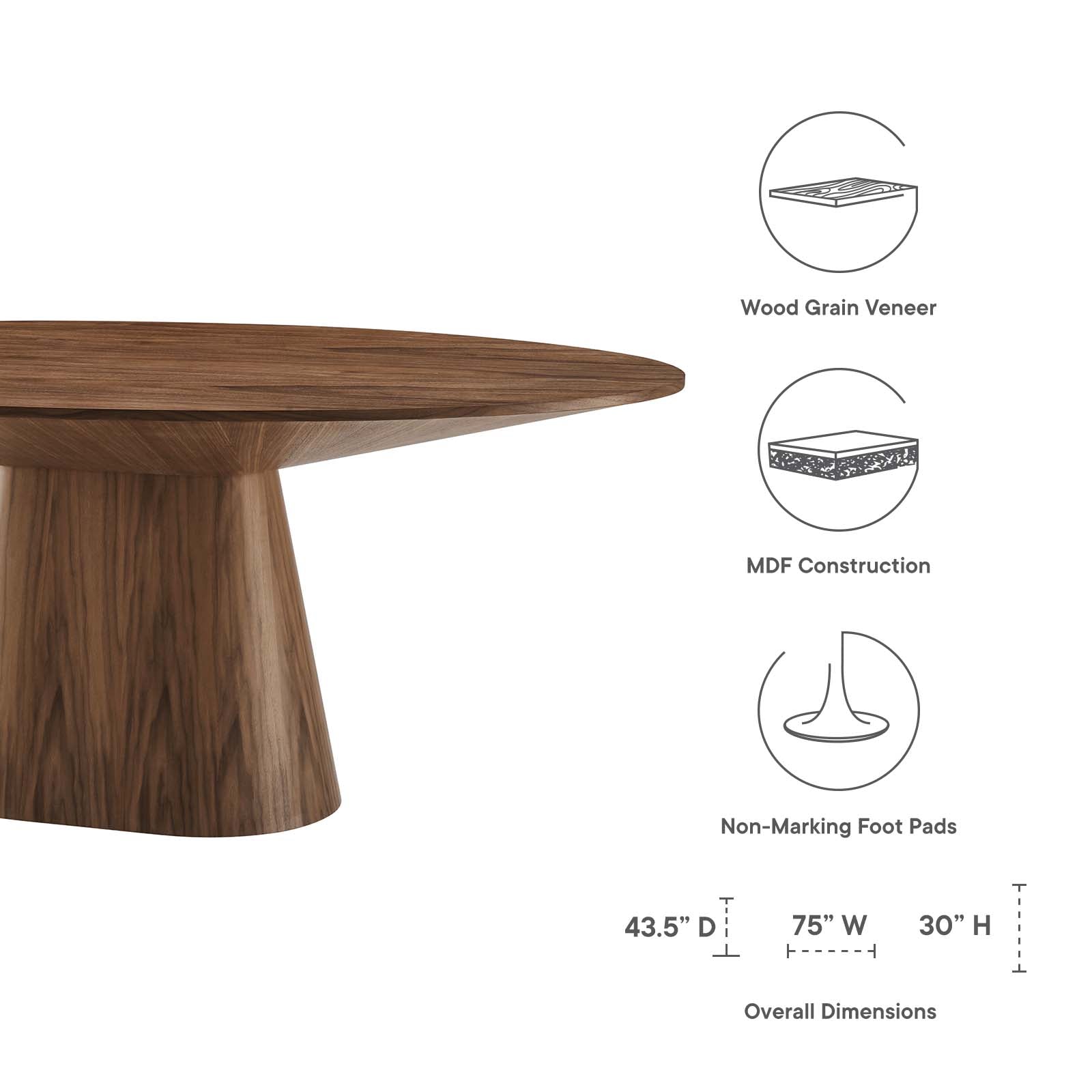 Provision 47&quot; Round Dining Table By HouseBean