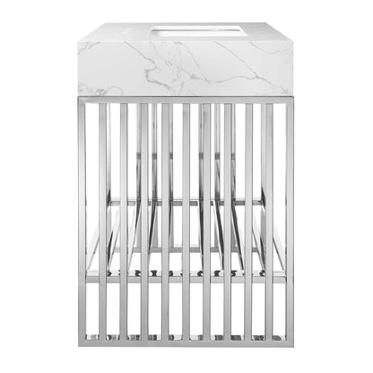 Gridiron Bathroom Vanity Basin Included by Modway