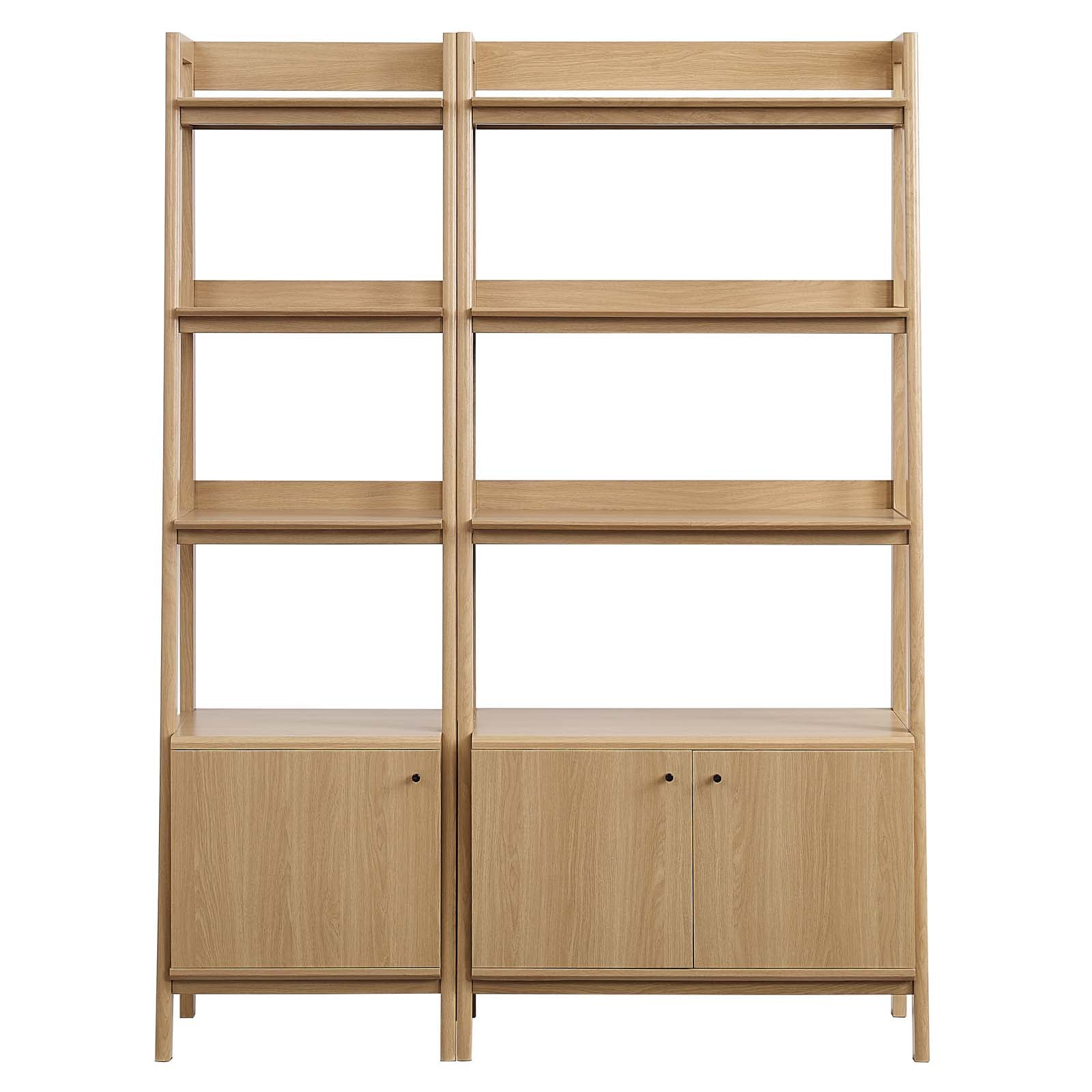 Bixby Wood Bookshelves - Set of 2 By HouseBean