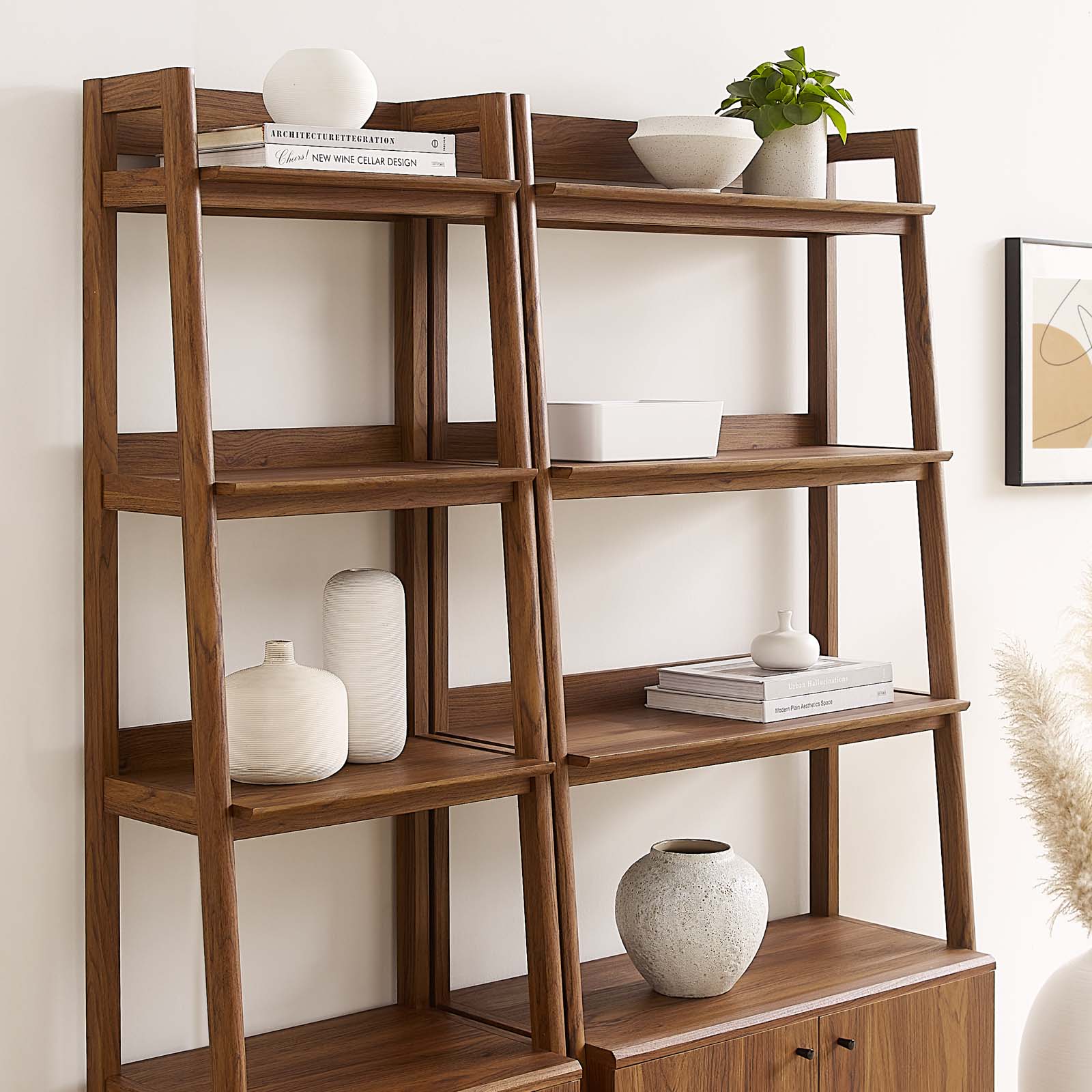 Bixby Wood Bookshelves - Set of 2 By HouseBean