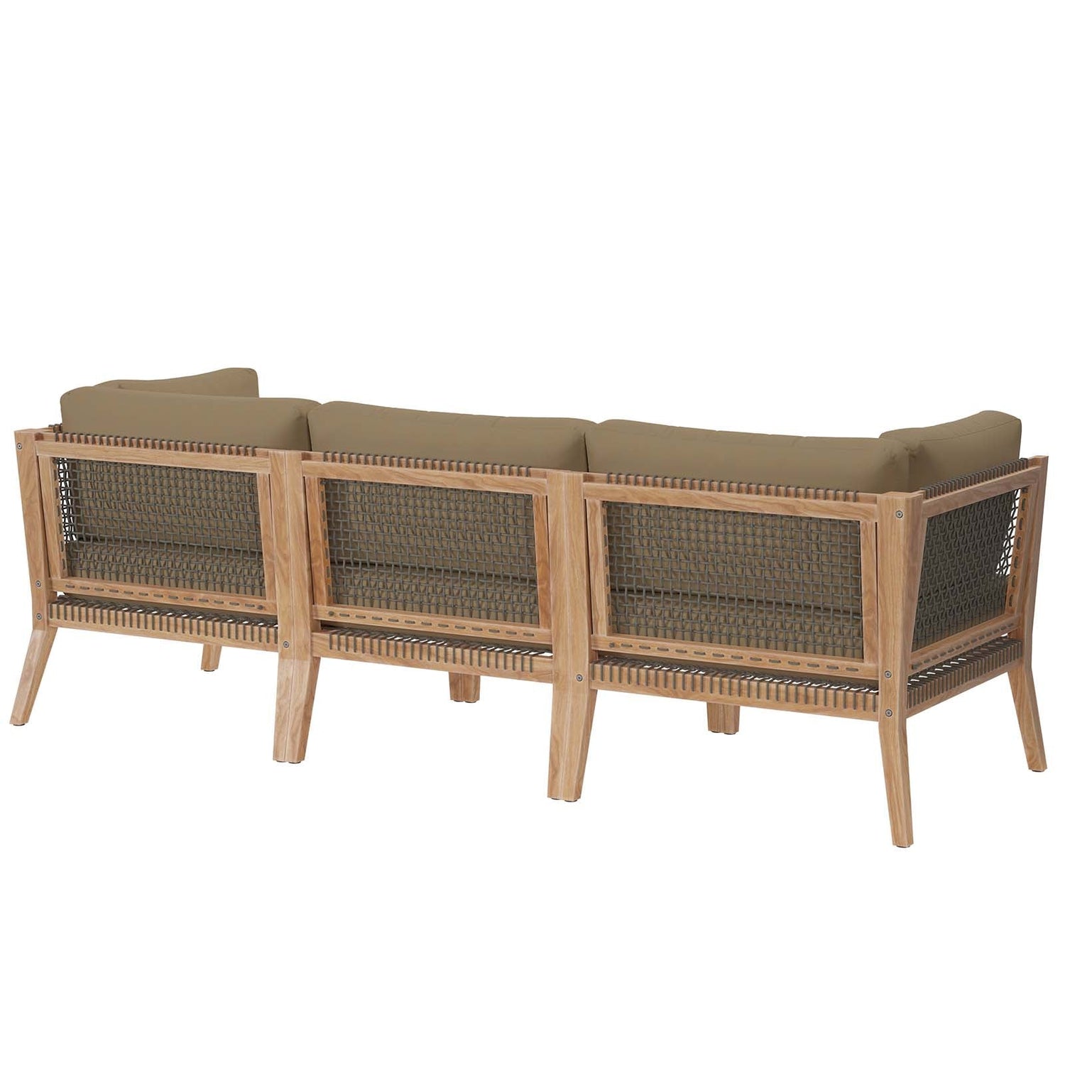 Clearwater Outdoor Patio Teak Wood Sofa By HouseBean