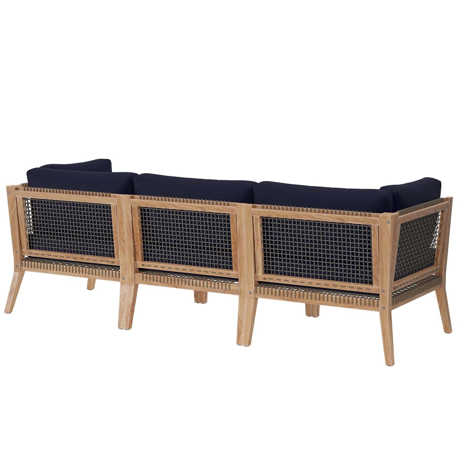 Clearwater Outdoor Patio Teak Wood Sofa By HouseBean