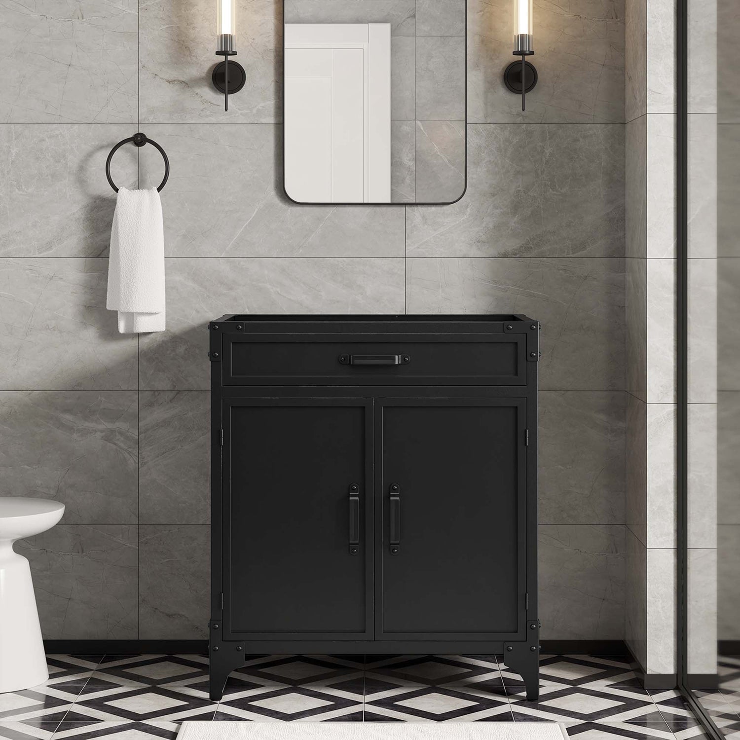 Steamforge Bathroom Cabinet Basin Not Included by Modway