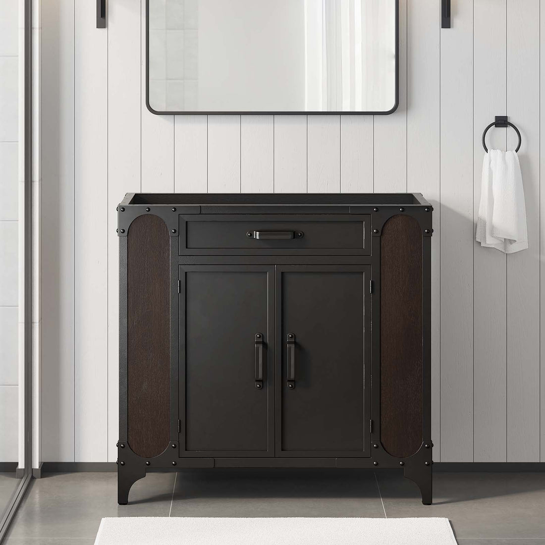 Steamforge 36&quot; Bathroom Vanity Cabinet (Sink Basin Not Included) By HouseBean