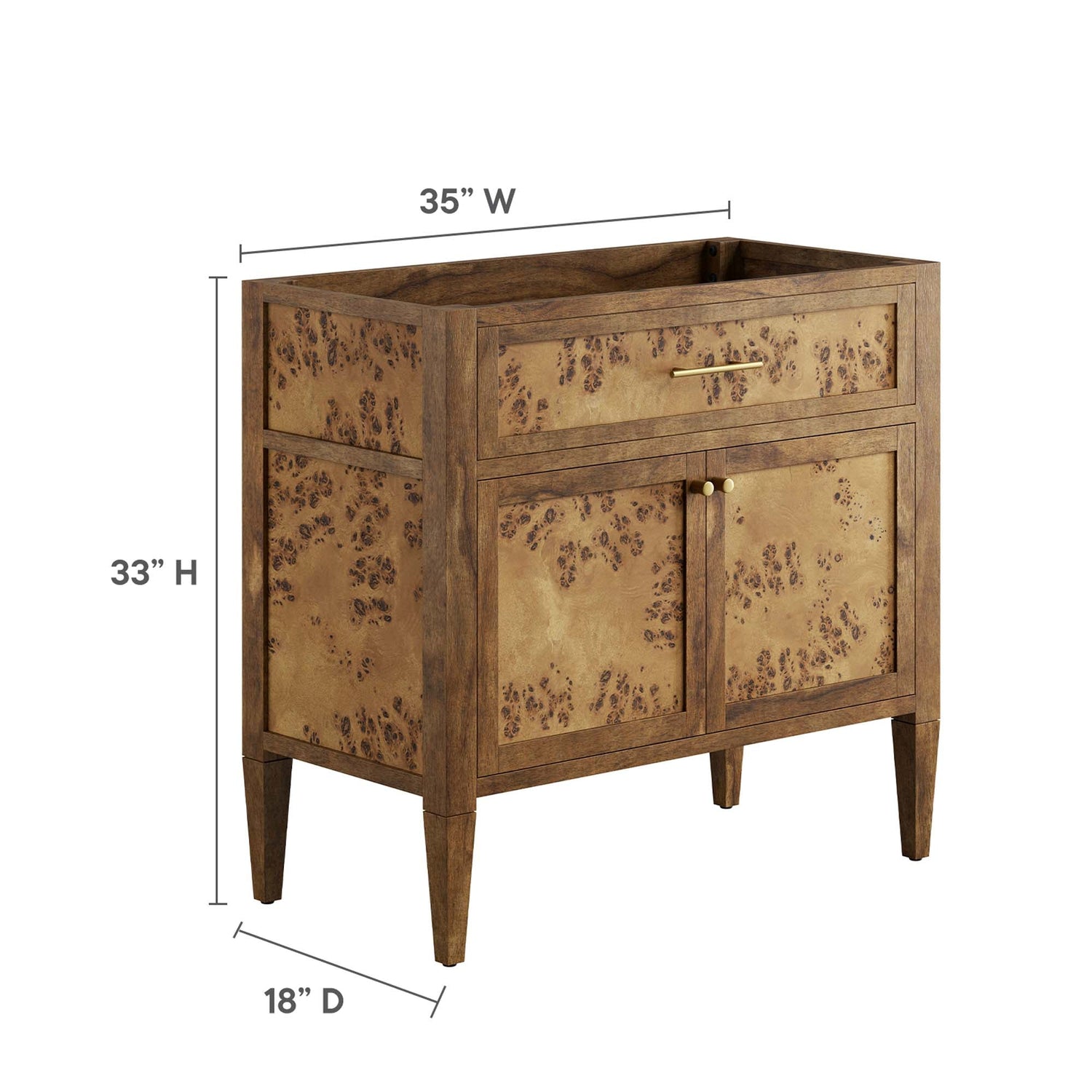 Elysian Bathroom Cabinet Basin Not Included by Modway