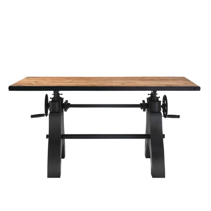 Genuine 60&quot; Crank Adjustable Height Dining Table and Computer Desk By HouseBean