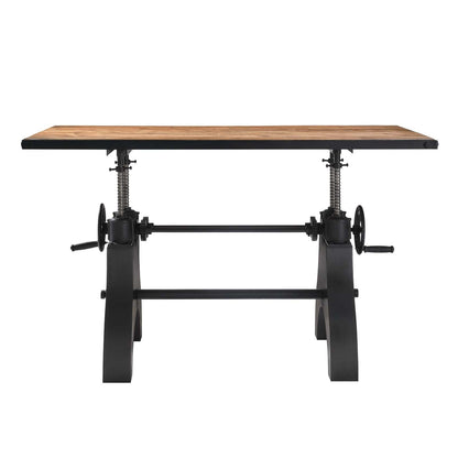 Genuine 60&quot; Crank Adjustable Height Dining Table and Computer Desk by Modway