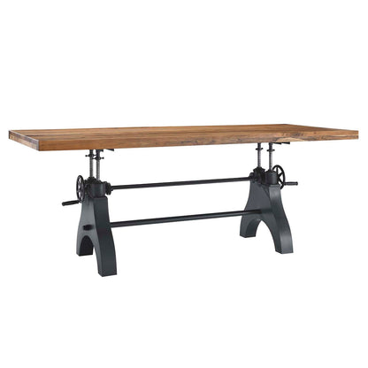 Genuine 96&quot; Crank Adjustable Height Dining and Conference Table By HouseBean