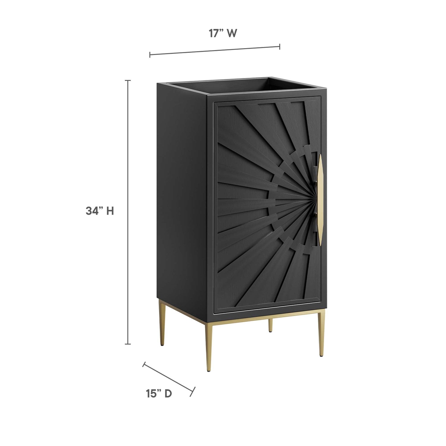 Awaken Bathroom Cabinet Basin Not Included by Modway