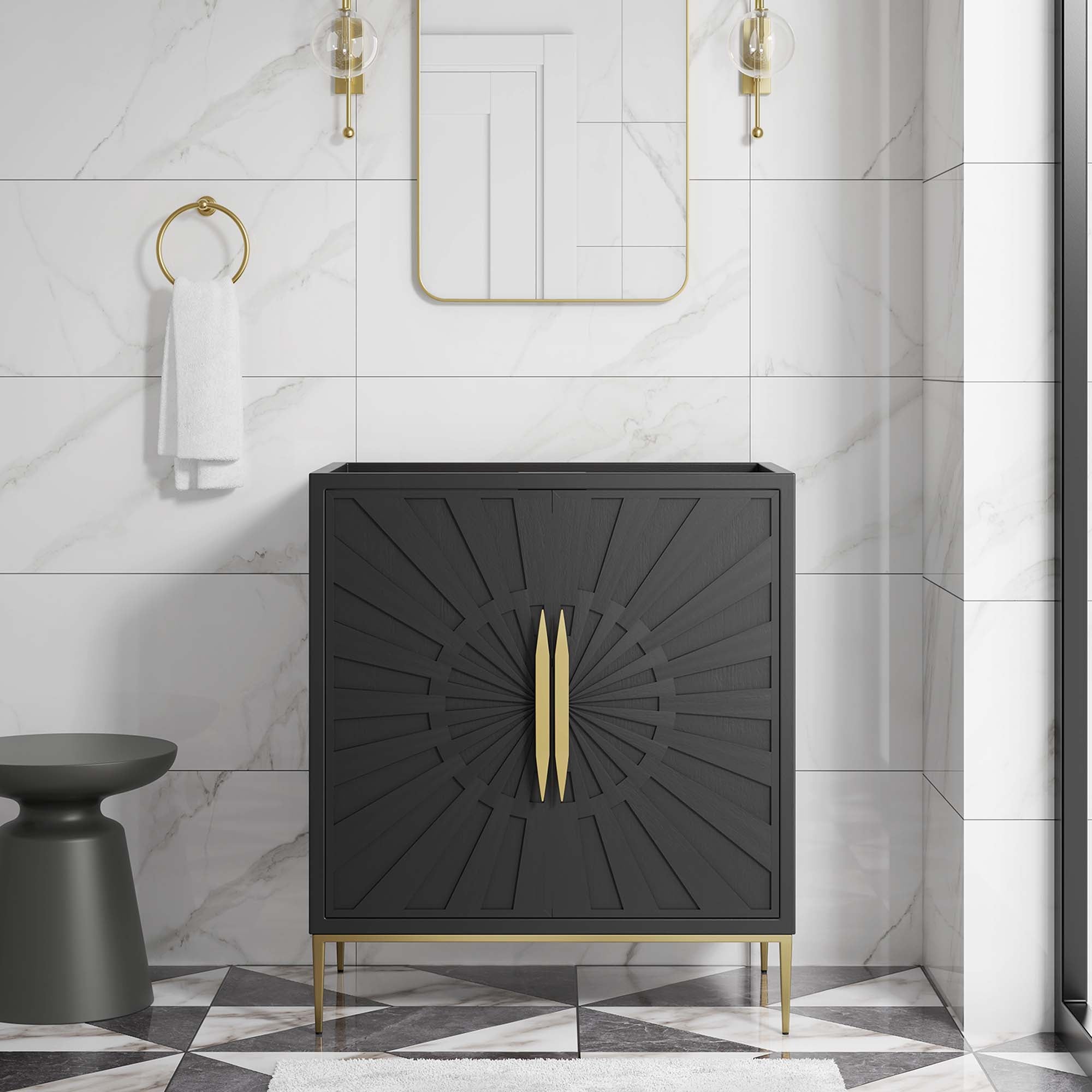 Awaken Bathroom Cabinet Basin Not Included by Modway
