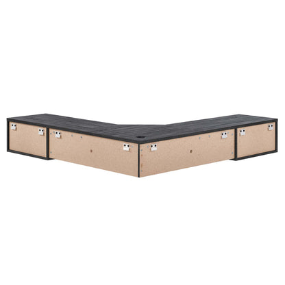 Render Wall Mount Corner Office Desk by Modway