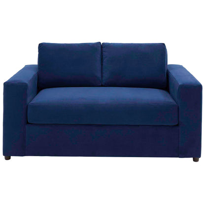Avendale Velvet Loveseat ‚Äì Made in the USA With Bench Seat Cushion by Modway