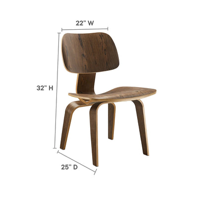 Fathom Dining Wood Side Chair by Modway