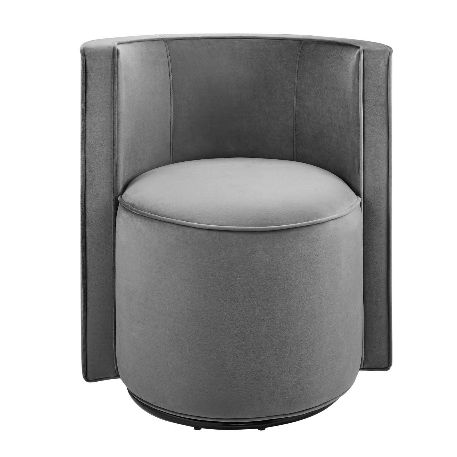 Della Performance Velvet Fabric Swivel Chair By HouseBean