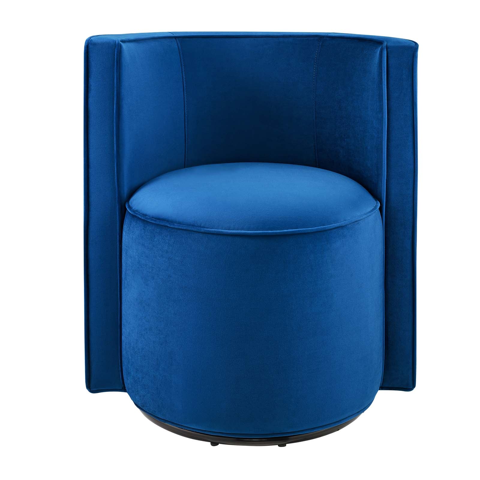 Della Performance Velvet Fabric Swivel Chair By HouseBean