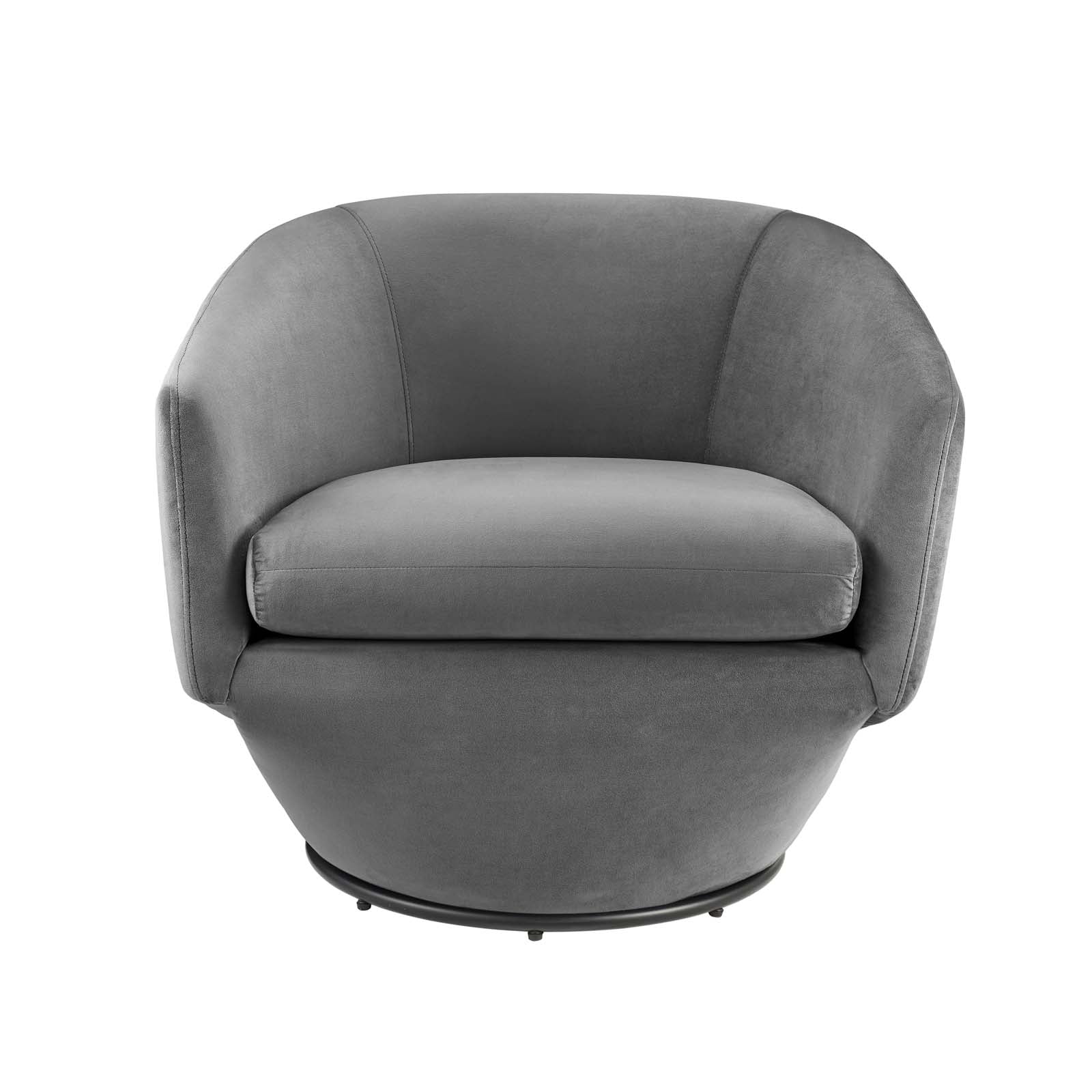 Series Performance Velvet Fabric Swivel Chair By HouseBean