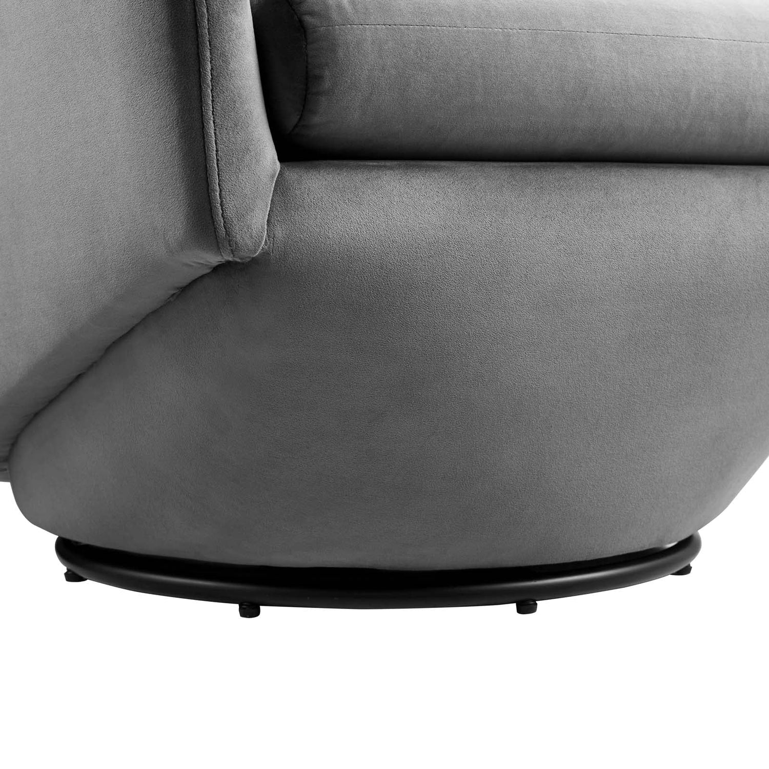 Series Performance Velvet Fabric Swivel Chair By HouseBean